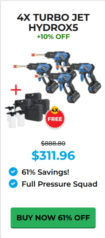 Hydrox5 Power Washer offer price 